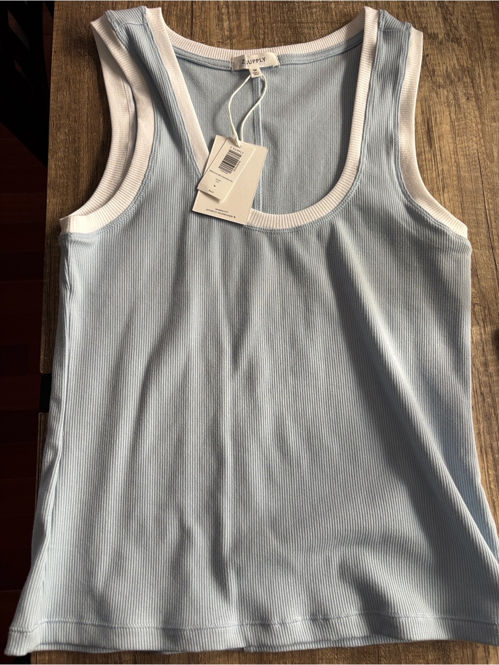 Z Supply | Sirena Rib Contrast Tank - Picture 3 of 3